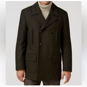 SOLD NWT Michael Korse Men's Brown green  Coat